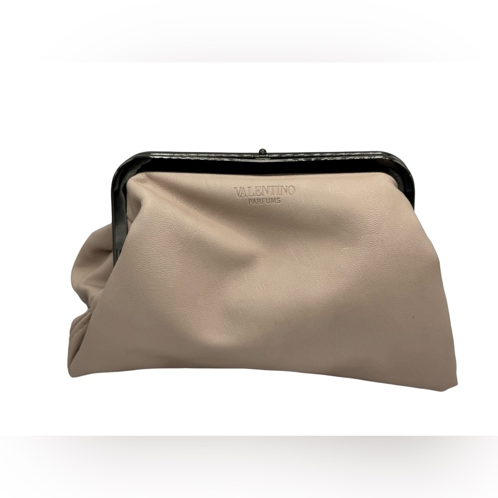 Valentino Parfume Beige Clutch Bag